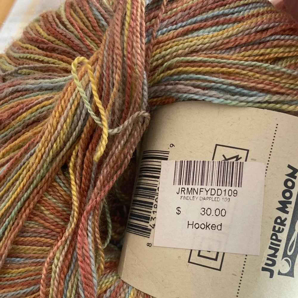 JUNIPER MOON FARM Findley Dappled Yarn - Multicolor merino/silk - Picture 3 of 7